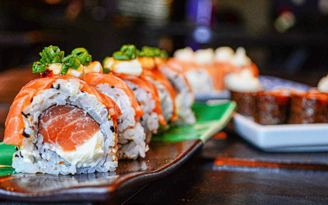 Futomaki al salmone affumicato e crema di Parmigiano