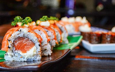 Futomaki al salmone affumicato e crema di Parmigiano